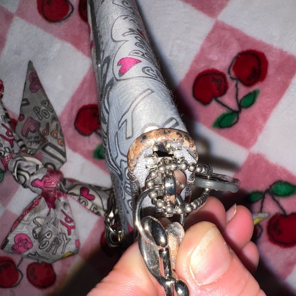 Coach Poppy Gray Wristlet Wallet Y2K - Picture 11 of 16